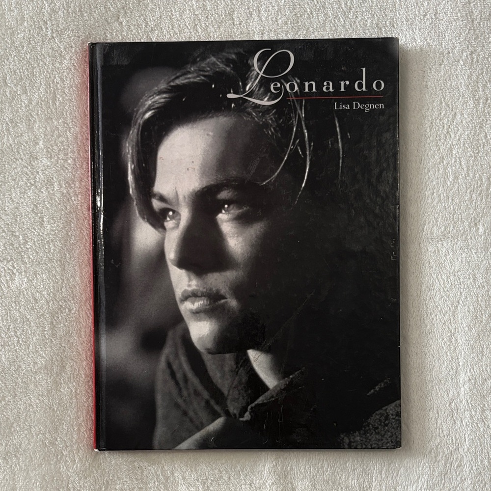 Leonardo DiCaprio Hardcover Book